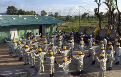 Tiến độ thi công tại dự án Movenpick (hạ tầng) tuần thứ 36